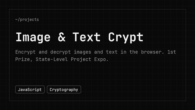 Image & Text Crypt